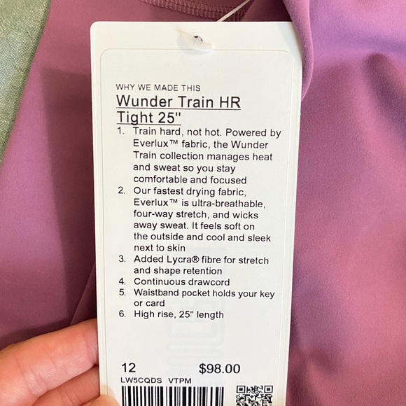 Lululemon Wunder Train Leggings - Picture 3 of 3